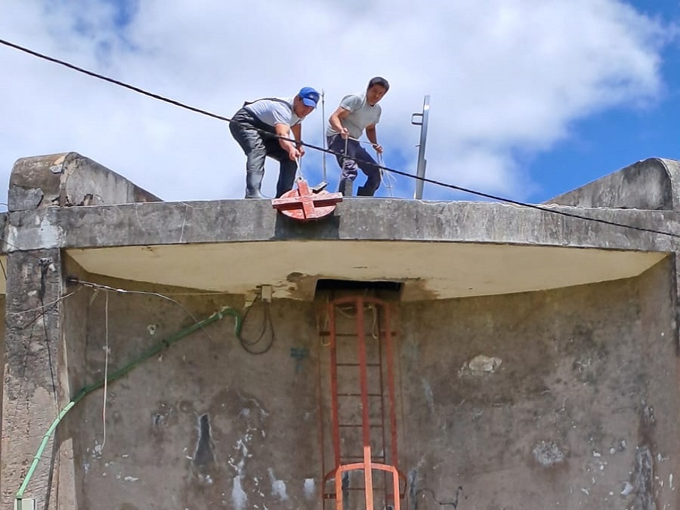 EXCLUSIVO: El tanque del Cerro ya fue reparado y se reinaugurará en los próximos días