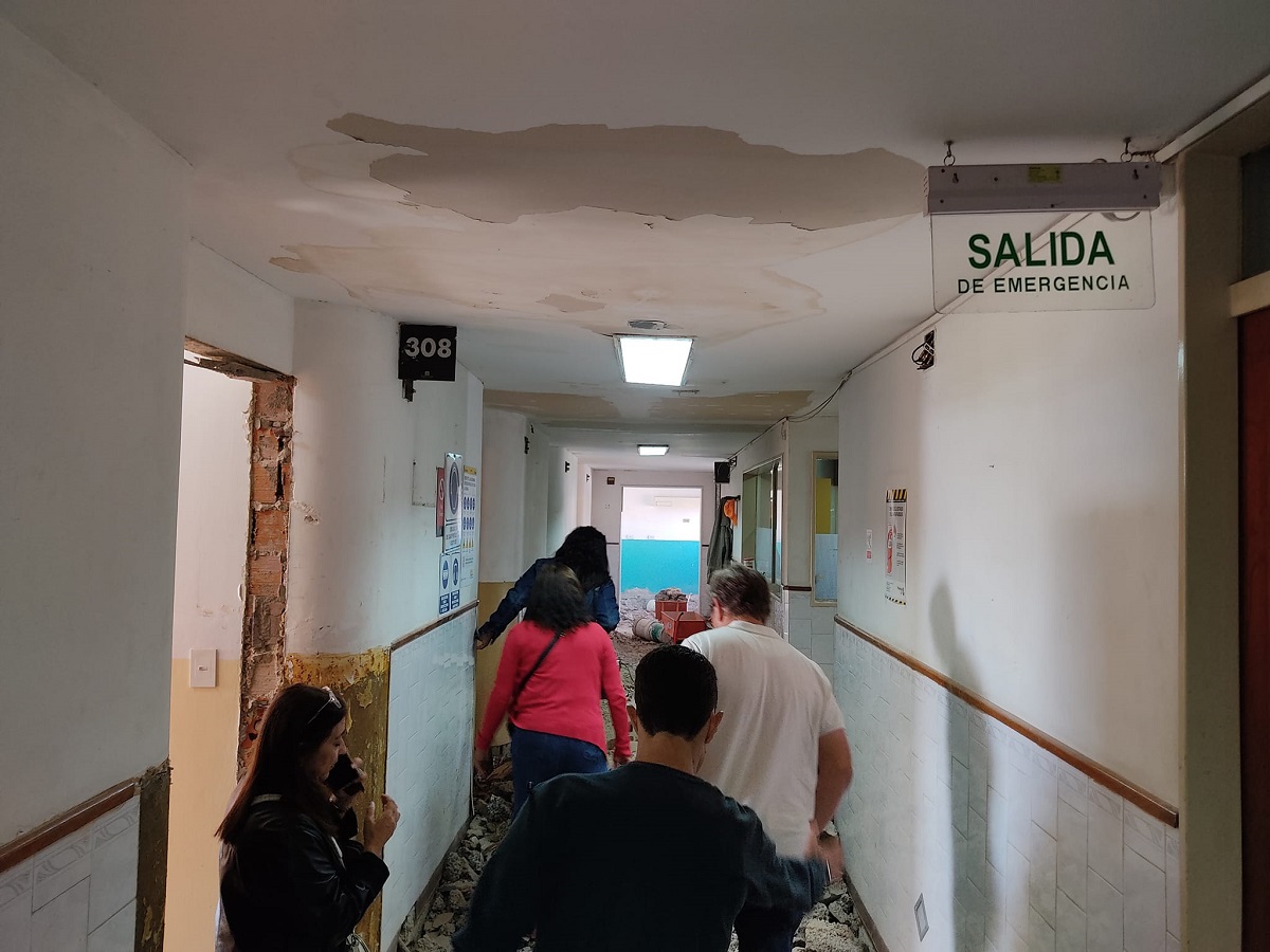 Concejales del oficialismo recorrieron las obras de remodelación del Hospital Municipal