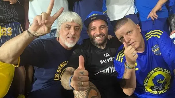 Rafael Di Zeo y Mauro Martín volvieron a la cancha de Boca