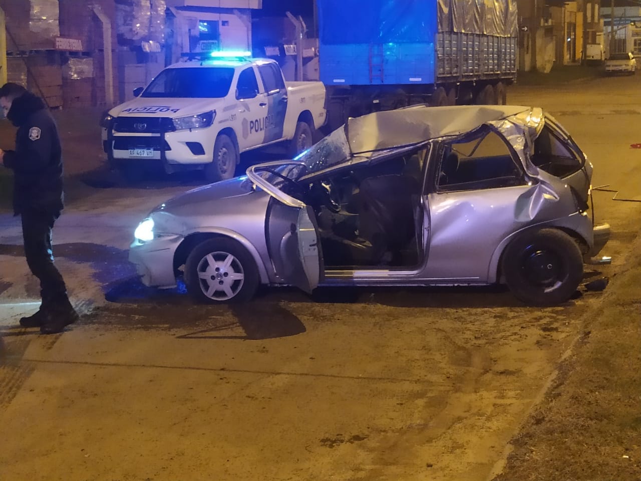 Grave accidente en avenida San Martin y 107: El conductor se encuentra en terapia intensiva