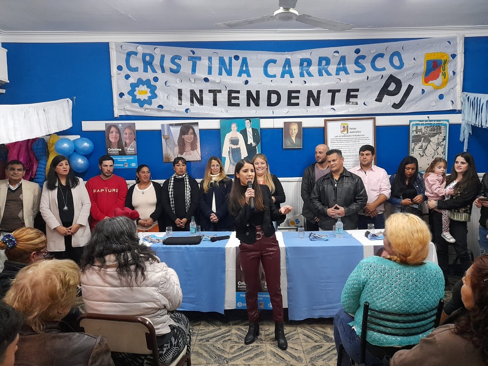 Liderada por Cristina Carrasco, el Partido Justicialista presentó oficialmente la lista