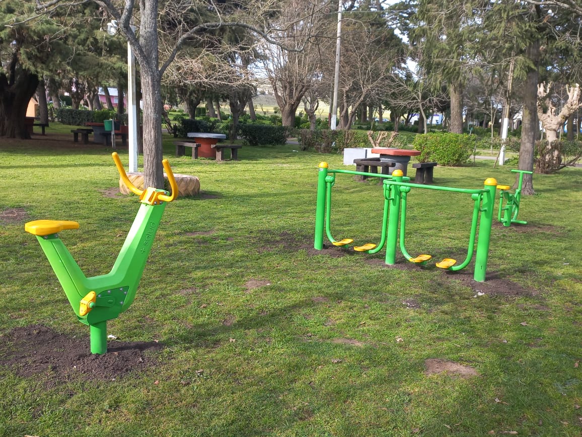 Juegos y Fogones quedaron habilitados en el parque de Los Pinos