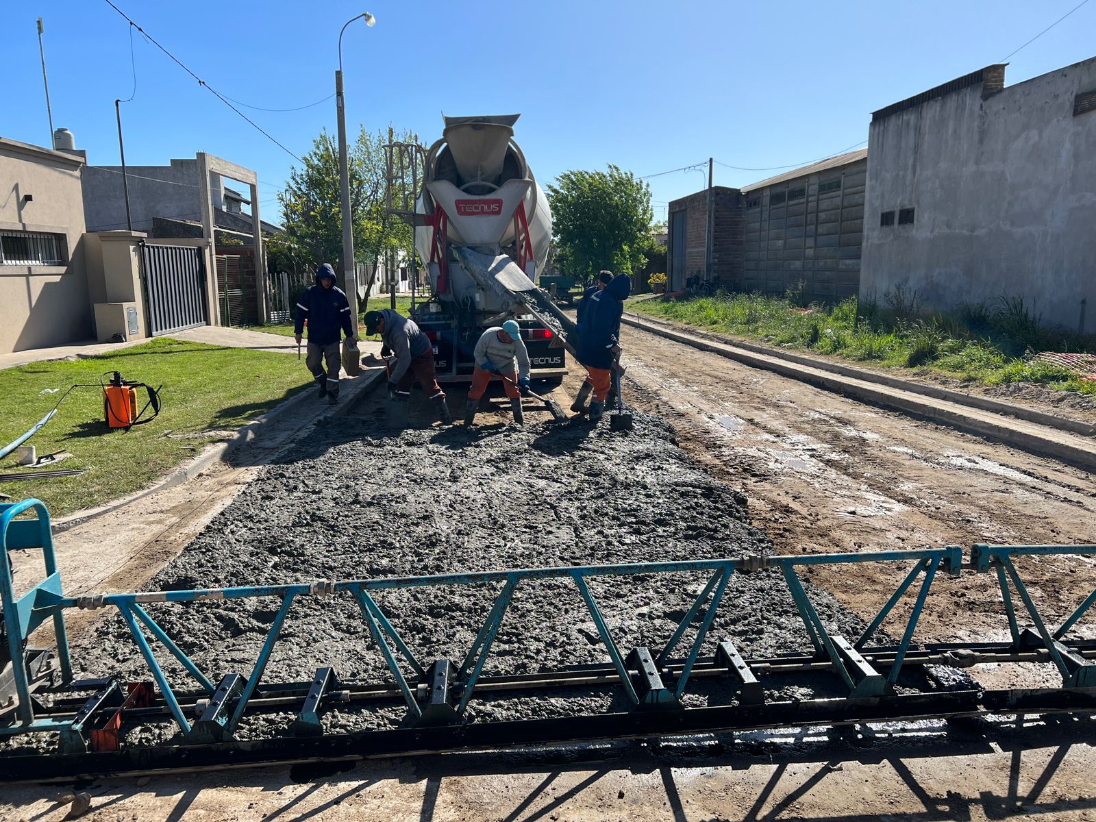 El municipio continúa con obras de pavimentación