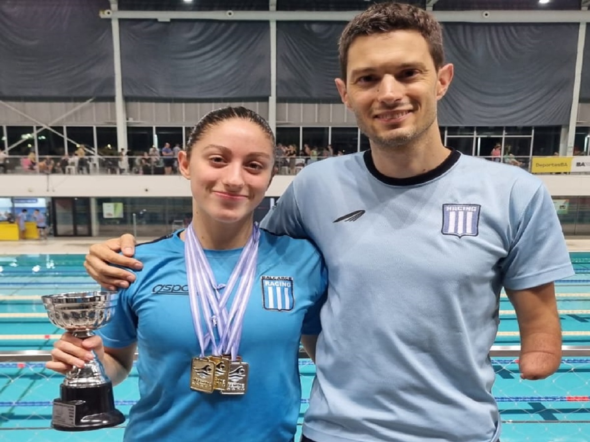 Chiara Colaneri se consagró campeona nacional en natación
