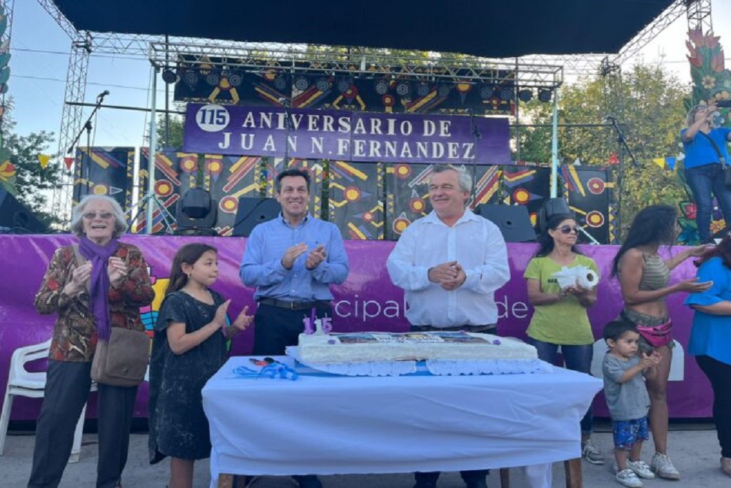 Con una gran fiesta popular, Juan N. Fernández festejó sus 115 años
